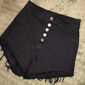 Windsor Black High Waisted Shorts Size M
